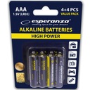BATERIE ALKALICZNE AAA 8SZT BLISTER ESPERANZA Symbol baterii AAA (R3)