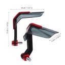 2 PIECES RED COVERS DLONI MOTORCYCLE PROTECTION WIATRU ZE FOOT ALUMINUM  photo 11