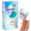 Презервативы DUREX INVISIBLE CLOSE FIT тонкие, плотно прилегающие, 10 шт.