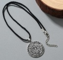 Подвеска VEGVISIR Viking Compass Rune из серебра Viking с руническим алфавитом