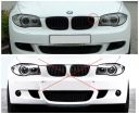 GRILLE DE RADIATEUR GRILLE GRILLES BMW E81 E82 E87 NOIR MATT MODULE M-COLORphoto 13
