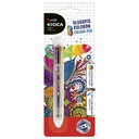 Ручка школьная 8в1 Автоматическая 8 Интенсивных Цветов Kidea D8KA