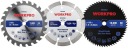 Набор WORKPRO из 3 мини-циркулярных пил.