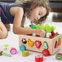Drevená záhradná hračka Montessori Materiál MDF doska