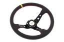 VOLANT PRO 350MM OFFSET:80MM CARBONE JAUNEphoto 5