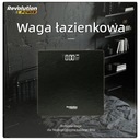 WAGA ŁAZIENKOWA 180KG SZKLANA LED SLIM DESIGN PRECYZYJNA + 10x BATERIA AA