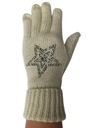 dámske zimné rukavice vlnené zirkóny Veľkosť uniwersalny