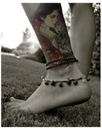 Tatuaż zmywalny wilk kobieta lustro sowa ART 21cm