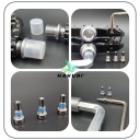 HAKURI PLATFORM STAINLESS ALUMINIUM BEADS 3 подшипника Легкий DH ENDURO MTB
