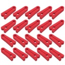 20PCS CAR DOOR LOCK SHOCK AMORTISSEUR PADS RED SILICONE NOISE DEADENERSphoto 7