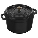 STAUB Круглый высокий чугунный горшок LA COCOTTE 4,8 л, черный