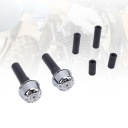 PAIRING MOTORCYCLE RUDDERS END M6 BOLT HOLE ALUMINUM ALUMINUM UN  photo 9