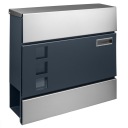 ПОЧТОВЫЙ ЯЩИК ПОЧТА ГАЗЕТЫ ПРОСТОЙ АНТРАЦИТ + СТАЛЬ