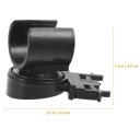 PLASTIC CLIP / FASTENERS DO HEADLIGHTS NA HELMET OCHRONNY, BLACK  photo 9