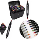 НАБОР ДВУСТОРОННИХ АЛКОГОЛЬНЫХ МАРКЕРОВ, 48 стр. + СУМКА