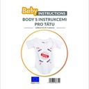Baby Instructions - Body s návodom pre otecka CZ. Hmotnosť (s balením) 0.16 kg