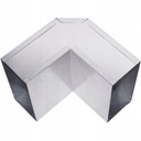 УГОЛ НАСТЕННЫЙ ПЛОСКИЙ ПОТОЛОЧНЫЙ КАНАЛ ОЦИНКОВАННЫЙ 200 x 50