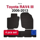 КИЛИМКИ РЕЗИНА TOYOTA RAV4 3 SUV 2006-2013 - ЧОРНІ  (18359586376) фото min 16
