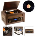 Проигрыватель VINTAGE, стерео BT CD USB, FM-радио DAB+