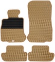 BMW 6 F12 DESCAPOTABLE 2011-2018 ALFOMBRILLAS GOMA PARA COCHE EVA COLOR BEIGE 