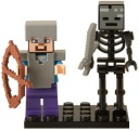 СТИВ + СКЕЛЕТ ФИГУРКА МОДЕЛЬ ДЛЯ LEGO MINECRAFT 3507