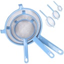 НАБОР КУХОННЫХ СИЛЬТ ИЗ 3 ШТ. Дуршлаг с ручкой для просеивания и процеживания