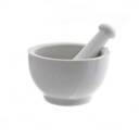 PORCELANOWY MOŹDZIERZ Z TŁUCZKIEM ZGRABNY 10,5 CM