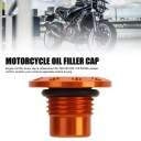 CRUST OF THE FILLER NECK LUBRICANTS ZE FOOT ALUMINUM DO MOTORCYCLE 390 250 200 125 RC390 ORANGE COLOR  photo 6