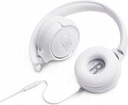 Słuchawki nauszne JBL Tune 500 (białe) Waga produktu z opakowaniem jednostkowym 0.32 kg