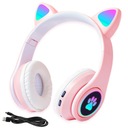 НАУШНИКИ ДЛЯ ДЕТЕЙ Кошачьи ушки Bluetooth B39 LED