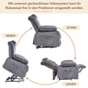 Электрическое кресло для отдыха с наклоном и массажным подогревом, с дистанционным управлением