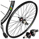 ВЕЛОСИПЕДНОЕ КОЛЕСО ЗАДНЕЕ ALEXRIMS MD23 26 ДЮЙМОВ 559x23 NOVATEC ЧЕРНЫЙ БЕСКАМЕРНЫЙ ДИСК