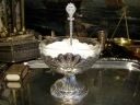 СЕРЕБРЯНАЯ САХАРНИЦА ЛЕДЯНАЯ ЧАШКА ГРАВИРОВКА ДЕСЕРТ