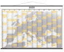 Planer ścienny laminowany KALENDARZ 70x100cm Suchościeralny PCV 2025