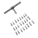 KIT SRUBOKRETA ZAPADKOWEGO 24-W-1 MULTIFONCTIONNEL NARZEDZIE RÉPARATION P5photo 11