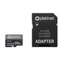 PLATINET microSDXC SECURE DIGITAL + ADAPTÉR SD 256GB class10 U3 A2 90MB/s [