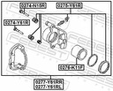 FEBEST JUEGO DE REPARACIÓN SOPORTE 0275-Y61R 