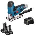 BOSCH AKUMULATOROWA WYRZYNARKA GST 12V-70 / 2X АКУМУЛЯТОР 4,0 AH + LADOWARK  (18835799736) фото min 6