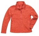 Плотная, удобная женская флисовая куртка с карманами, оранжевая XL