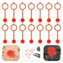 200 PIECES RED PLASTIC BRAKE MOTORYZACYJNY BLEEDER LUBRICATION PLUGS PROTECTIVE  photo 13
