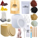 КОМПЛЕКТ КОНТЕЙНЕРА ДЛЯ ОТЛИВКИ СВЕЧ ИЗ ПОЛИМЕРНОЙ ГИПСОВКИ ДЛЯ ОТЛИВКИ СВЕЧ