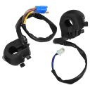 2 SZT. PLASTIKOWO-METALOWY SWITCH NA RUDDERS MOTORCYCLE DO LIGHTS I SIGNAL  photo 6