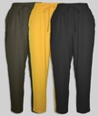 Dámske polyesterové nohavice Pantoneclo (žlté + čierne + olivové) – Combo Pack Značka PANTONECLO
