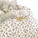 ТОЛСТОЕ Двустороннее постельное белье 200Х220 Хлопковая фланель + комплект простыни