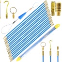 КАБЕЛЬНАЯ ЛЕБЕДКА ДИСТАНЦИОННАЯ ПРОТЯЖКА КАБЕЛЯ ИЗ СТЕКЛОСТЕКЛА 4ММ 10Х1М СТАЛКА