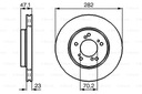 DISCOS ZAPATAS PARTE DELANTERA BOSCH HONDA PRELUDE V 