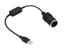 ADAPTADOR CONVERTEDOR USB RANURA ENCENDEDOR 12V 