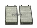 КОМПЛЕКТ ФІЛЬТРІВ ВУГЛЕЦЕВИЙ PURFLUX BMW X5  (17810067259) фото min 5