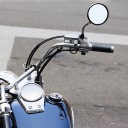 2 SZT. ЧОРНИЙ КРІПЛЕННЯ LED (СВІТЛОДІОД) NA КЕРМА МОТОЦИКЛЕТНА CNC  фото 5