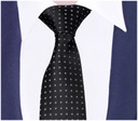 МОДНЫЙ мужской галстук 7см Классический Черный GREG g203